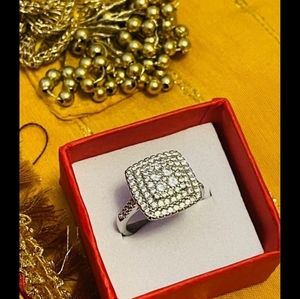 925 silver cz ring size 7